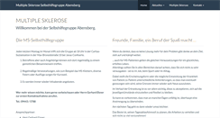 Desktop Screenshot of multiple-sklerose-abensberg.de